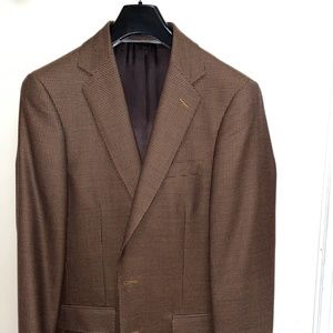 J.Crew Brown Houndstooth Sport Coat